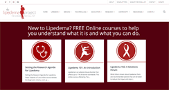 Desktop Screenshot of lipedemaproject.org